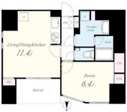テアトル神南 204 間取り図