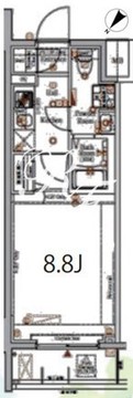 ログ永代橋 904 間取り図