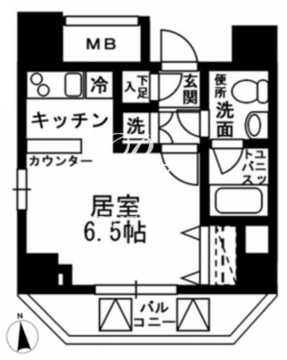 KDXレジデンス文京湯島 304 間取り図