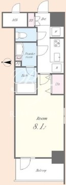 アヴェニール本郷 303 間取り図