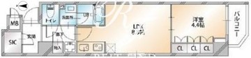 ハビテ外苑 303 間取り図