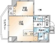 ハビテ外苑 304 間取り図