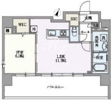 グランパセオ本郷壱岐坂 801 間取り図