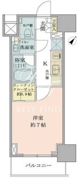 ザ・パークワンズ品川戸越 902 間取り図