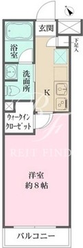 エルスタンザ西小山 105 間取り図