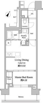 ドゥーエ西馬込 207 間取り図