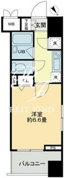 クロスレジデンス蒲田 805 間取り図