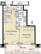 メルクマール京王笹塚レジデンス 1911 間取り図