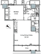 ザ・東京タワーズミッドタワー 924 間取り図