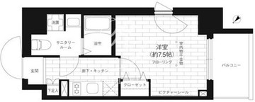 グランドコンシェルジュ浅草橋 503 間取り図