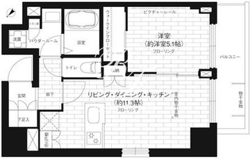 グランドコンシェルジュ浅草橋 901 間取り図