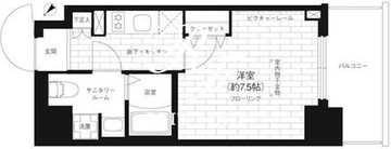 グランドコンシェルジュ浅草橋 602 間取り図