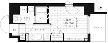 グランドコンシェルジュ浅草橋 303 間取り図