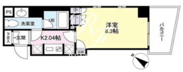 日本橋ミスモ 1003 間取り図