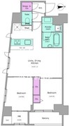 クレヴィアリグゼ西巣鴨 502 間取り図