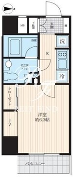 ログ両国 1003 間取り図