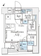レジデンス文京春日 401 間取り図