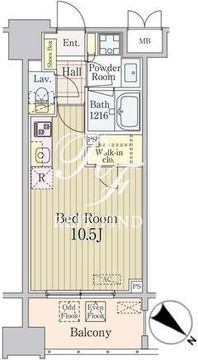 グランパレス東京八重洲アベニュー 904 間取り図