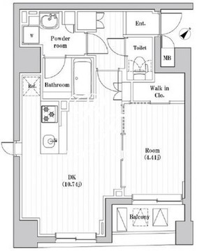 レジデンス文京春日 903 間取り図