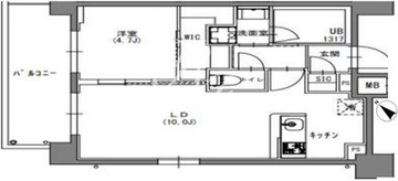 エスレジデンス押上ブロッサム 902 間取り図