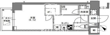 エスレジデンス押上ブロッサム 305 間取り図