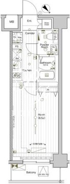 メイクスデザイン池袋イースト 305 間取り図