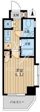 スペーシア池尻大橋 304 間取り図