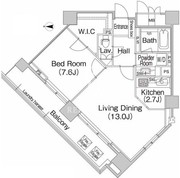 ミレニアムガーデンコート 301 間取り図