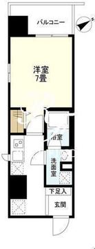 リバーレ浅草駒形 602 間取り図
