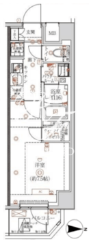 アルテシモリーノ 302 間取り図