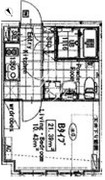 パセオ渋谷幡ヶ谷 302 間取り図
