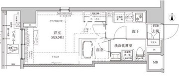 ティモーネプレミアムノルド亀戸 501 間取り図
