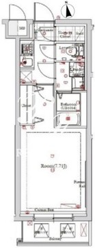 ガリシア南長崎 402 間取り図