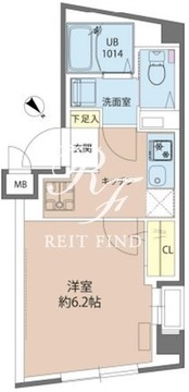 レピュア東向島駅前レジデンス 301 間取り図