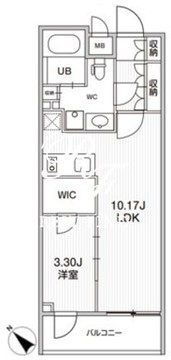 シーズンフラッツ柿の木坂 603 間取り図