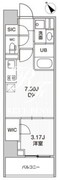 シーズンフラッツ柿の木坂 805 間取り図