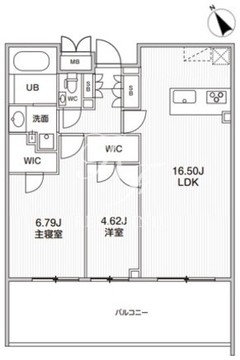 シーズンフラッツ柿の木坂 1002 間取り図