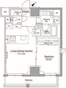 ザ・パークハビオ目黒桜邸 209 間取り図