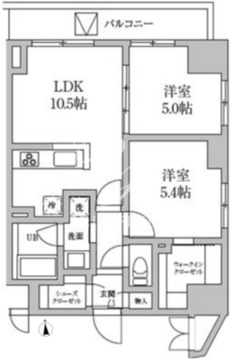 レジディア日本橋馬喰町2 1304 間取り図