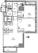 エスレジデンス両国緑 904 間取り図