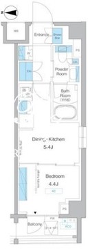 プレディアコート西池袋 401 間取り図