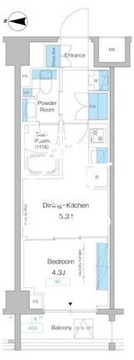 プレディアコート西池袋 702 間取り図