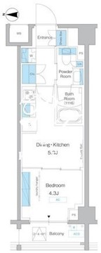 プレディアコート西池袋 603 間取り図