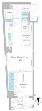 プレディアコート西池袋 506 間取り図