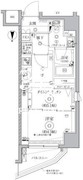 クオリタス門前仲町 501 間取り図
