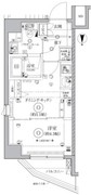 クオリタス門前仲町 704 間取り図