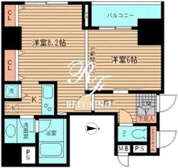 HF日本橋レジデンス 504 間取り図
