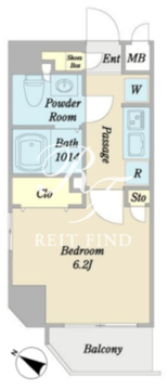 キグナスハウス神田神保町 302 間取り図