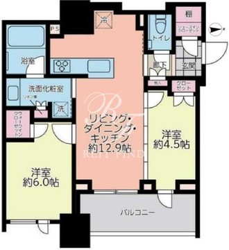 クラッシィハウス大手町 405 間取り図
