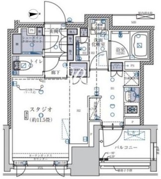 クラッシィハウス大手町 206 間取り図